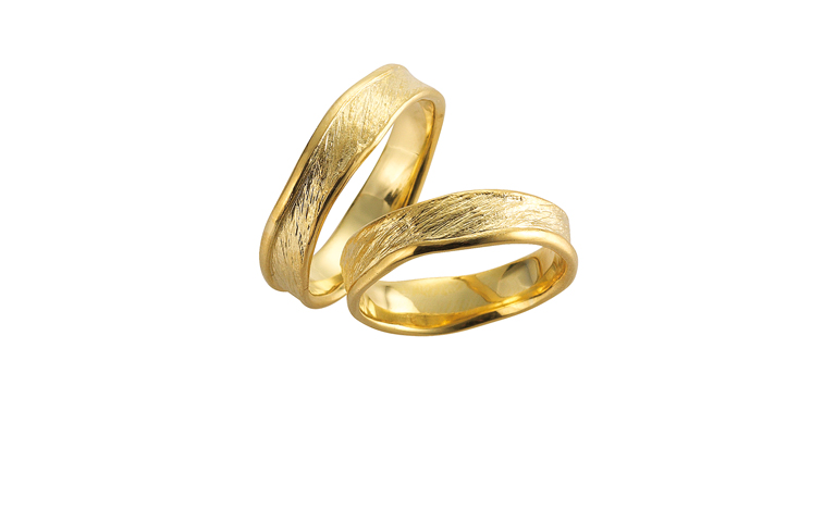 05068+05069-wedding rings, gold 750